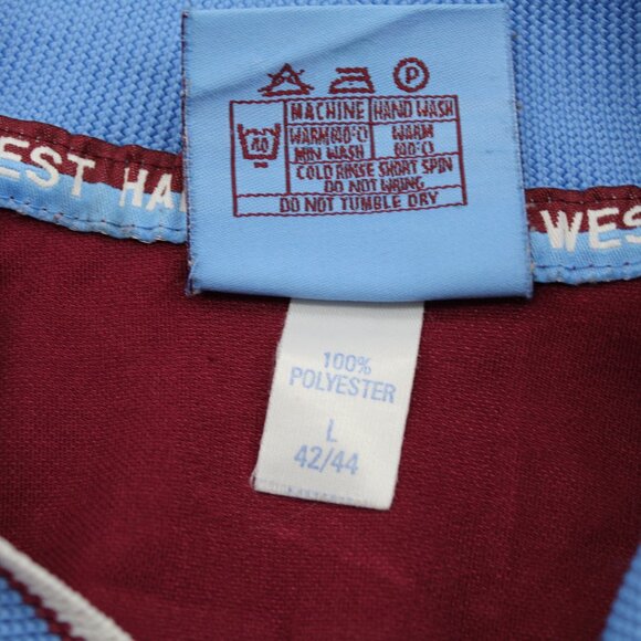 West Ham United Jersey (VTG) - 1997 Home Jersey by Pony - Men's Large - Picture 11 of 11
